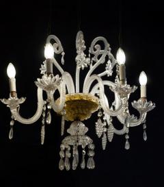 Pair of Amazing Crystal Scones or Wall Lights Italy 1940 - 3930052