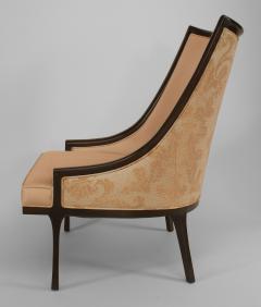 Pair of American 1950s Ebonized Armchairs - 424761