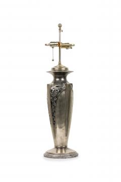 Pair of American Art Deco Silver Table Lamps - 4656059