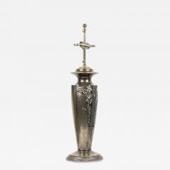 Pair of American Art Deco Silver Table Lamps - 4708578