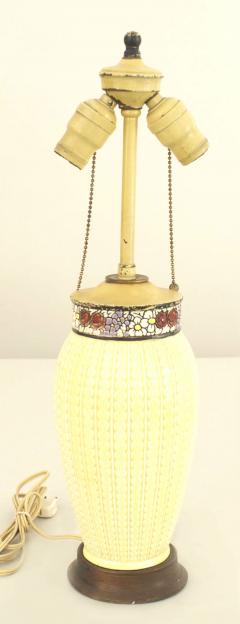 Pair of American Arts Crafts Mission Corn Lamps - 732465