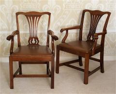 Pair of American Chippendale Revival Armchairs - 1866619