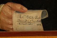 Pair of American Country Male and Female Portraits - 4516651