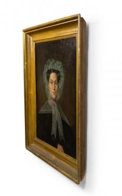 Pair of American Country Male and Female Portraits - 4631744
