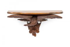 Pair of American Country Pine Eagle Shelves - 4649991