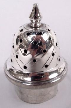 Pair of American Edwardian Classical Sterling Silver Pepper Shakers - 4117561