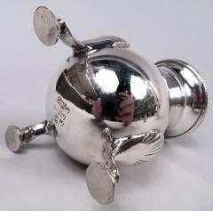 Pair of American Edwardian Classical Sterling Silver Pepper Shakers - 4117564
