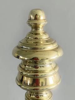 Pair of American Empire Brass Andirons - 1753821