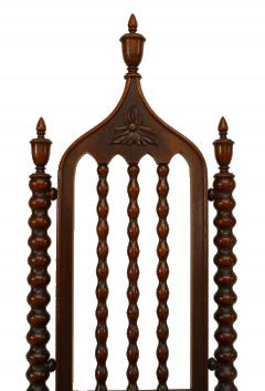 Pair of American Gothic Revival Mahogany Side Chairs - 1419460