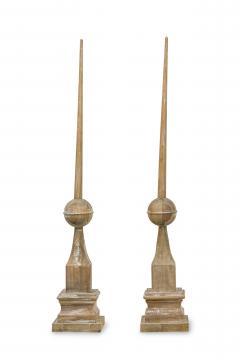 Pair of American Mid Century Wooden Architectural Elements - 4197306