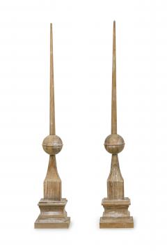 Pair of American Mid Century Wooden Architectural Elements - 4197309