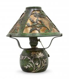 Pair of American Mission Heintz Art Metal Table Lamps - 1380018