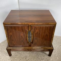 Pair of American Modern Palisander Bedside Tables - 1851418