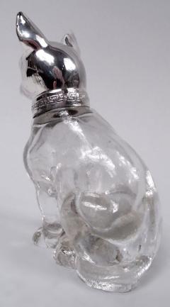 Pair of American Sterling Silver Dog Salt Pepper Shakers - 4380987