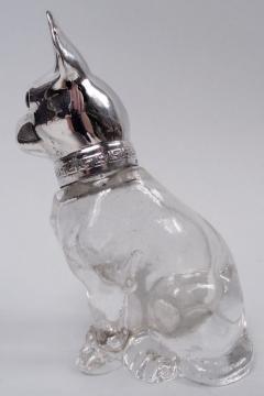 Pair of American Sterling Silver Dog Salt Pepper Shakers - 4380989