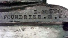 Pair of American Victorian Bronze Book Bookends - 4201384
