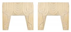 Pair of American Victorian Carved Drapes - 4664235
