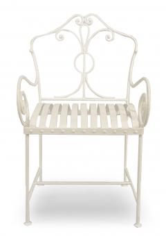 Pair of American Victorian Iron Armchairs - 4658603