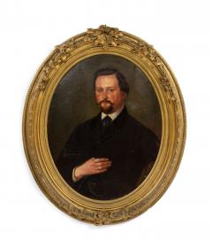 Pair of American Victorian Male and Female Portraits - 4640906
