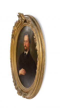 Pair of American Victorian Male and Female Portraits - 4640907