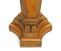 Pair of American Victorian Neo Classical Bronze Torchieres - 4626027
