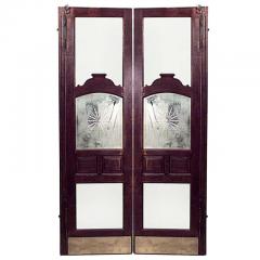 Pair of American Victorian Oak Saloon Doors - 2801582