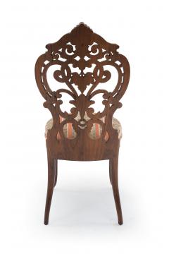 Pair of American Victorian Rosewood Side Chairs - 1419455