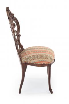 Pair of American Victorian Rosewood Side Chairs - 4639772