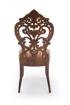 Pair of American Victorian Rosewood Side Chairs - 4639773