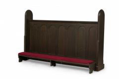 Pair of American Victorian Style Wooden Church Pew Kneelers - 4655399