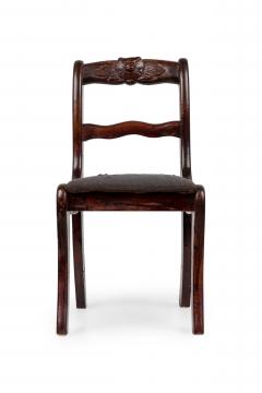 Pair of American Victorian Upholstered Seat Children Chairs - 4671115