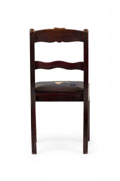 Pair of American Victorian Upholstered Seat Children Chairs - 4671119