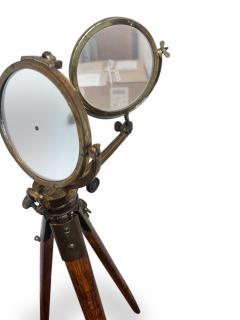 Pair of American heliograph reflector stands - 4668632