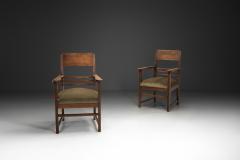 Pair of Amsterdamse School Armchairs The Netherlands ca 1920s - 4452410