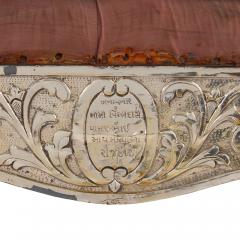 Pair of Anglo Indian Silver Clad Ceremonial Throne Chairs - 4550733