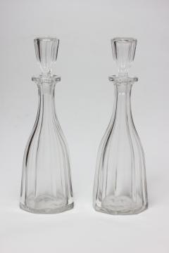 Pair of Antique American Blown Decanters 1850 United States - 2101130