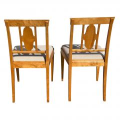 Pair of Antique Austrian Biedermeier Style Side Chairs - 4572099
