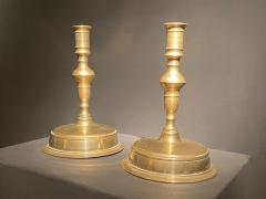 Pair of Antique Brass Candle Sticks - 2912580