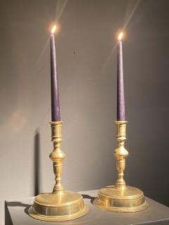 Pair of Antique Brass Candle Sticks - 2912584