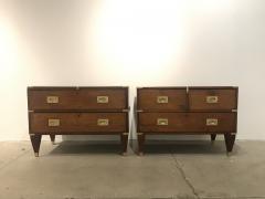 Pair of Antique Campaign Chests - 3430146