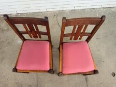 Pair of Antique Chairs w Barley Twist Legs - 4549442