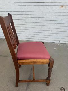 Pair of Antique Chairs w Barley Twist Legs - 4549443