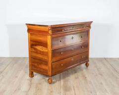 Pair of Antique Charles X Chests Of Drawers In Walnut Italy 19th - 4146748