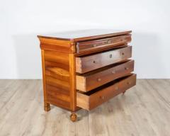Pair of Antique Charles X Chests Of Drawers In Walnut Italy 19th - 4146753