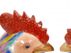 Pair of Antique Chinese Export Porcelain Roosters - 4793654