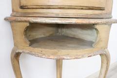 Pair of Antique Corner Cupboards of the Period Louis XV - 3743200