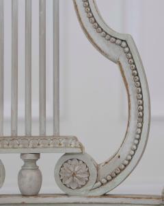 Pair of Antique French Neoclassical Painted Chairs in Antique Linen - 4707112