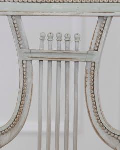 Pair of Antique French Neoclassical Painted Chairs in Antique Linen - 4707113