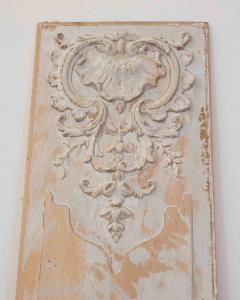 Pair of Antique French Painted Boiserie Panels - 4758132