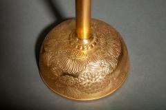 Pair of Antique Gilded Bronze Candlesticks - 3071473